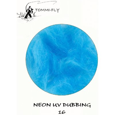 Tommi Fly Neon UV dubbing Kingfisher blue – Zboží Mobilmania