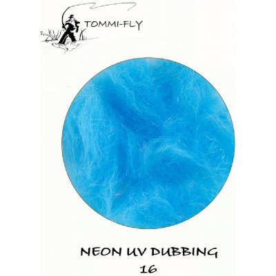 Tommi Fly Neon UV dubbing Kingfisher blue – Sleviste.cz