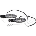 Svítilna poziční 12v/30v oválná led č/b/o s držákem - sada 2 ks 0152995_A, , , – Hledejceny.cz
