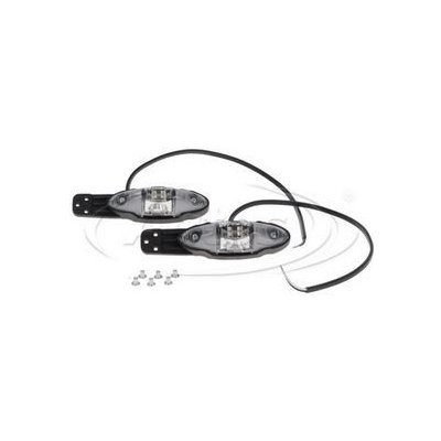 Svítilna poziční 12v/30v oválná led č/b/o s držákem - sada 2 ks 0152995_A, , , – Hledejceny.cz