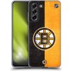 Pouzdro a kryt na mobilní telefon Samsung Silikonové Samsung Galaxy S21 5G - NHL - Půlené logo Boston Bruins