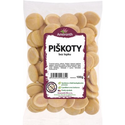 Amaranth life Piškoty bez lepku 100 g – Zboží Dáma