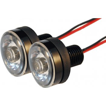 BMSHOP Poziční světla bílá 1xLED 1W homologace do otvoru M12