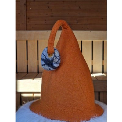 Saunový mág Klobouk oranžový – Sleviste.cz