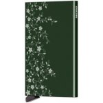 Secrid pouzdro na karty zelené s květy – Sleviste.cz