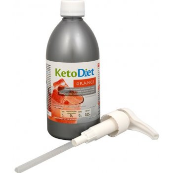 KetoDiet Low Carb sirup orange 0,5 l