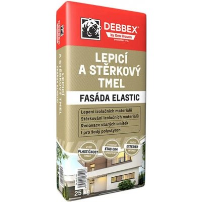 Den Braven Lepicí a stěrkový tmel FASÁDA ELASTIC 25 kg – Hledejceny.cz