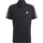 adidas pánské polo tričko Essentials Polo Shirt černá bílá – Zboží Mobilmania