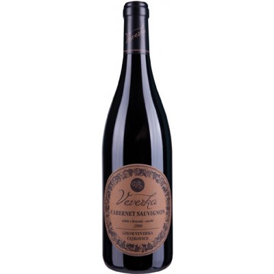 Veverka Cabernet Sauvignon výběr z hroznů 2022 13% 0,75 l (holá láhev) – Zboží Dáma