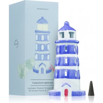 Paddywax Painted Ceramic House Painted Ceramic House + Incense Cones kadidlo 20 ks + Tea Light 1 ks – Sleviste.cz