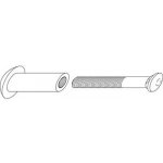 MACO RUSTICO upevňovací šroub se závitovým pouzdrem M5x35 mm černá 11432 100 ks – Hledejceny.cz