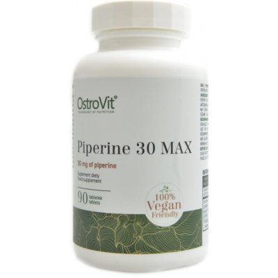 OstroVit Piperine 30 MAX 90 tablet – Hledejceny.cz