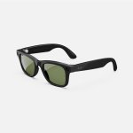 Ray Ban Meta Wayfarer 2. gen Matte Black Clear to Green Transition Chytré – Zboží Dáma