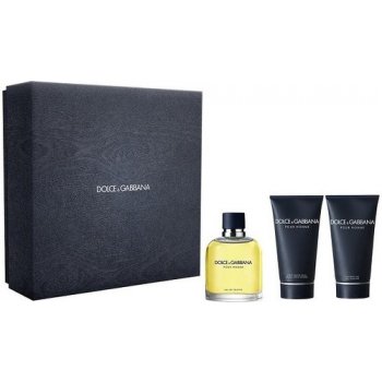 Dolce & Gabbana Pour Homme EDT 125 ml + balzám po holení 100 ml + sprchový gel 50 ml dárková sada