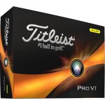 Titleist PRO V1 žluté 3 ks – Zboží Dáma