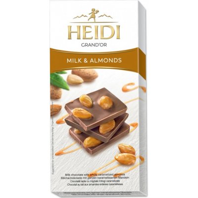 Heidi Grand'Or Mléčná čokoláda s mandlemi 100 g