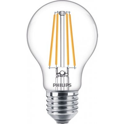 Philips Classic Filament A60 E27 8.5-75W 840 CL G ND 1055Lm 4000K čirá – Zboží Mobilmania