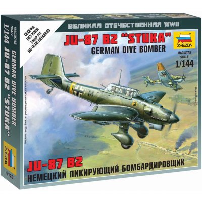 Zvezda Junkers JU 87 Stuka Luftwaffe 44 Wargames WWII 6123 1:1 – Zbozi.Blesk.cz