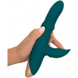 You2Toys Thumping Rabbit Vibrator with Moving Ring Green