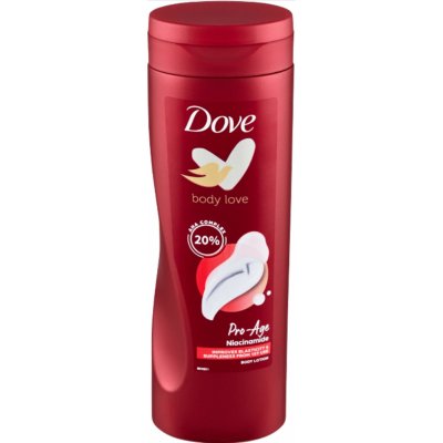 Dove Body Love Pro Age vyživující tělové mléko pro zralou pokožku 400 ml
