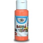 Barva na textil 60 ml 14 oranžová – Zboží Dáma