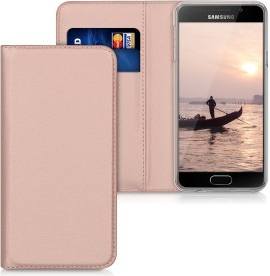 Pouzdro Kwmobile Flipový kryt Samsung Galaxy A3 2016 růžové