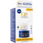 Nivea Q10 Power denní pleťový krém SPF15 50 ml + noční pleťový krém 50 ml pro ženy dárková sada – Sleviste.cz