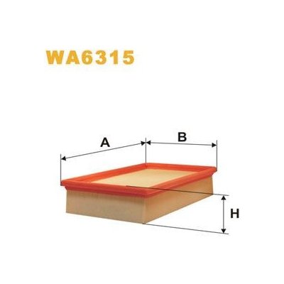 Vzduchový filtr WIX FILTERS WA6315 – Hledejceny.cz