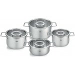 Fissler Sada hrnců PURE stříbrná nerezová ocel 4 ks – Sleviste.cz