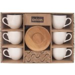 ORION Hrnek porc.+podšálek BAMBU 6 x 140 ml – Sleviste.cz