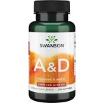 Swanson Vitamín A 5000 iu + D 400 iu 250 kapslí – Hledejceny.cz