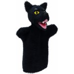 Moravská ústředna Brno Vlk černý 28 cm maňásek – Zboží Dáma