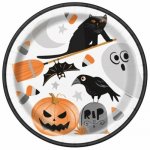 Unique Talířky papírové EKO "Halloween" 22cm – Hledejceny.cz