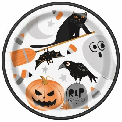 Unique Talířky papírové EKO "Halloween" 22cm – Hledejceny.cz