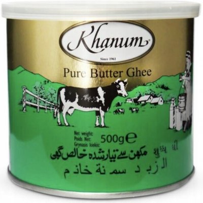 Khanum Olej Ghí přepuštěné Máslo 500 g – Zboží Dáma