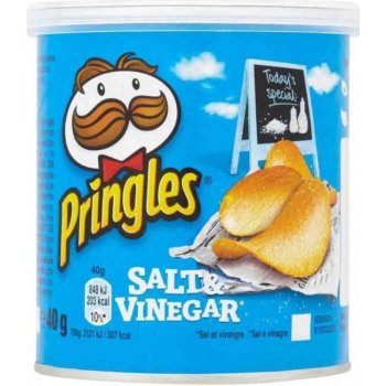 Pringles salt& vinegar brambůrky 40 g