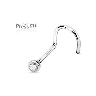 Šperky4U piercing do nosu kamínek tl. tyčky kamínek N01075-020 – Sleviste.cz