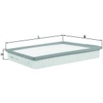 Vzduchový filtr KNECHT LX 935/2 – Hledejceny.cz