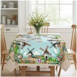 Mondo Italia Velikonoční gobelínový ubrus MI08 Vícebarevná 93x93 cm – Hledejceny.cz