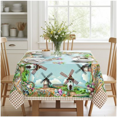 Mondo Italia Velikonoční gobelínový ubrus MI08 Vícebarevná 93x93 cm – Hledejceny.cz