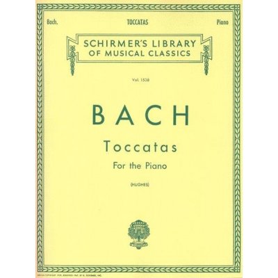 J.S. Bach Toccatas For Piano noty na klavír