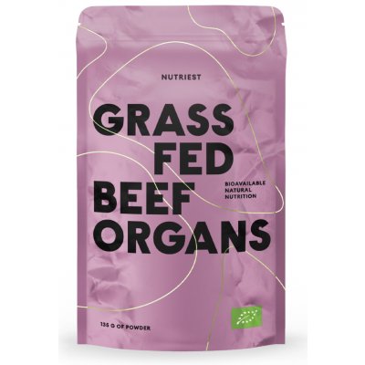 Nutriest Hovězí směs orgánů grass fed 240 kapslí – Hledejceny.cz