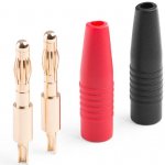 KAVAN Banánek 4mm GOLD pájecí černý+červený – Sleviste.cz