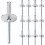 BYTLEOUTJ Hliníkové slepé nýty s velkou přírubou, 60 kusů, 4,8 mm x 20 mm, pro spojování kovů a dřeva, pro – Hledejceny.cz