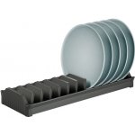 In-Design Držák a odkapávač Stripes na talíře 158x470x58 mm antracitový – Hledejceny.cz