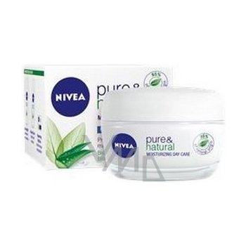 Nivea Pure & Natural denní krém zvláčňující 50 ml