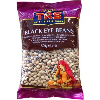 TRS Fazole černé oko Black Eye Beans 0,5 kg – Zboží Mobilmania