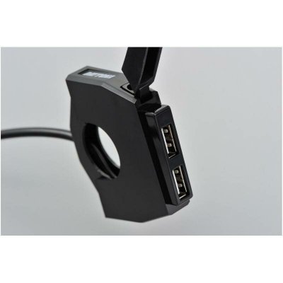 USB-A zásuvka tenká dvojitá, Daytona | Zboží Auto