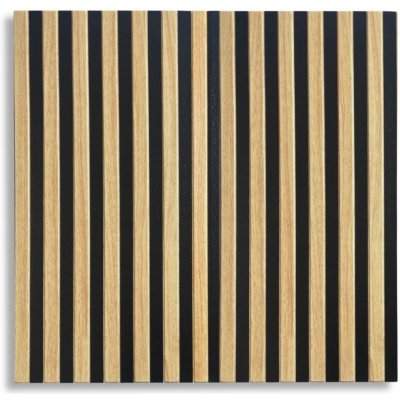 Impol Trade samolepící panely PE2 66,5 x 66,5 cm lamely světle hnědé 1ks – Sleviste.cz