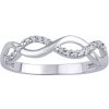 Prsteny SILVEGO Stříbrný prsten Luren s Brilliance Zirconia PRGR0322W